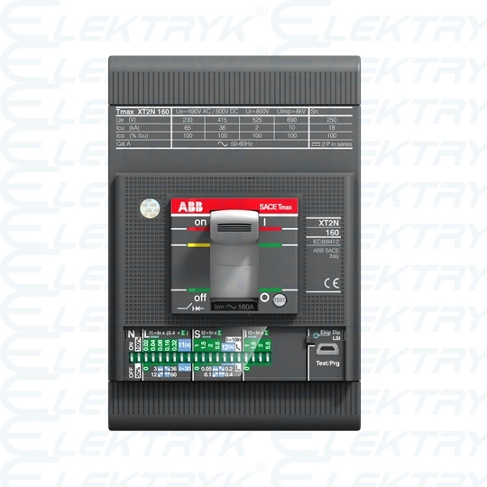 XT2N 160 Ekip LS/I In=100A 3p F F wyłącznik kompaktowy