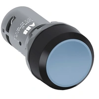 CP2-10L-11 przycisk bistabilny wklęsły 1NO1NC niebieski