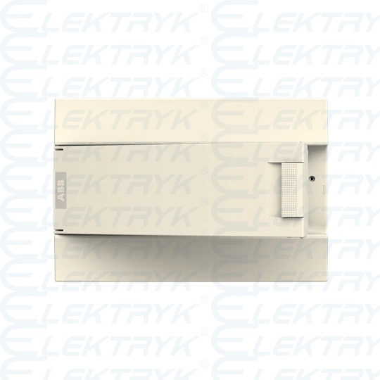 41P18X11 obudowa biała n/t, 18M, IP41, 63A, II klasa, 262x387x119mm (WxSxG) | szyny DIN | drzwi pełne | brak N+PE