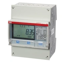 B24 111-100, licznik energii elektrycznej, 3 faz, przekł, en. czynna, klasa dokł B(1), seria Steel