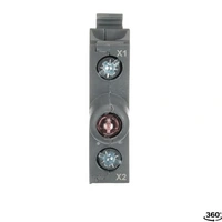 MLBL-01BR blok oświetleniowy czerwony, 24V AC / DC, zintegrowany LED, czerwony