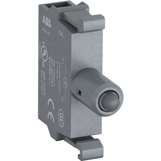 MLBL-01W blok oświetleniowy biały, 24V AC/DC, zintegrowany LED, biały