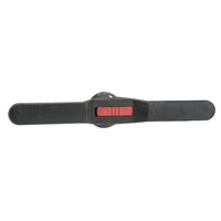 OHB200J12PE011 Rączka czarna IP65, długość 200mm, na wałek 12mm, oznaczenie: I-0-II, blokada kłódkowa w pozycji 0, blokada otwa