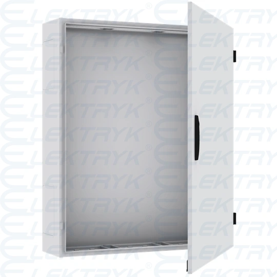 TG204G obudowa szara n/t, 96M, IP55, 850A, I klasa, 650x550x225mm (WxSxG) | pusta | drzwi pełne | brak N+PE