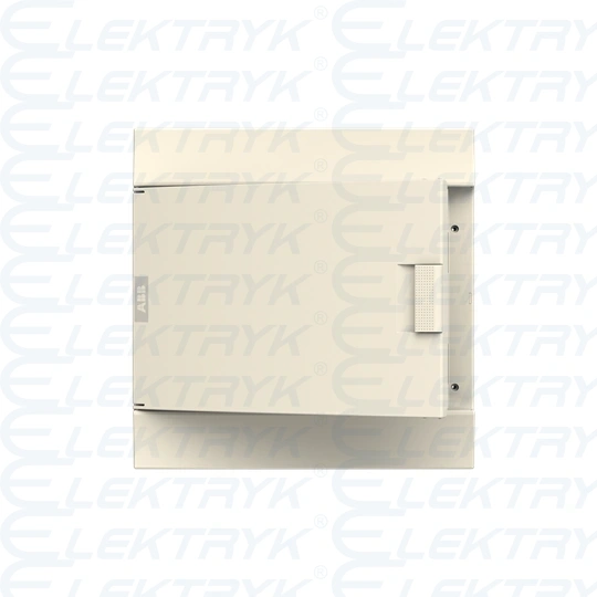 41P12X41A obudowa biała n/t, 36M, IP41, 63A, II klasa, 387x387x119mm (WxSxG) | szyny DIN | drzwi pełne | N+PE śrubowe