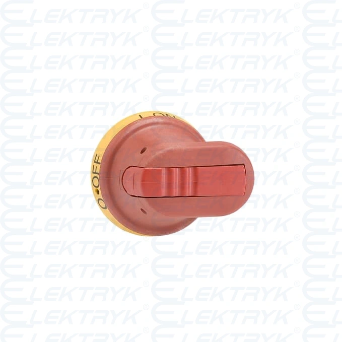 OHY45J6E311 Rączka czerwona IP65, dł. 45mm do OT16…125F_C, na wałek 6mm, oz: I-0-II, blokada kłódkowa we wszystkich położeniach
