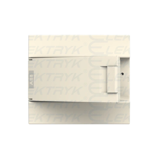 41P12X11 obudowa biała n/t, 12M, IP41, 63A, II klasa, 262x297x119mm (WxSxG) | szyny DIN | drzwi pełne | brak N+PE