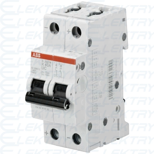 S202M-Z60UC wyłącznik nadmiarowo-prądowy | 2P | char. Z | 60A | 10kA | AC/DC |