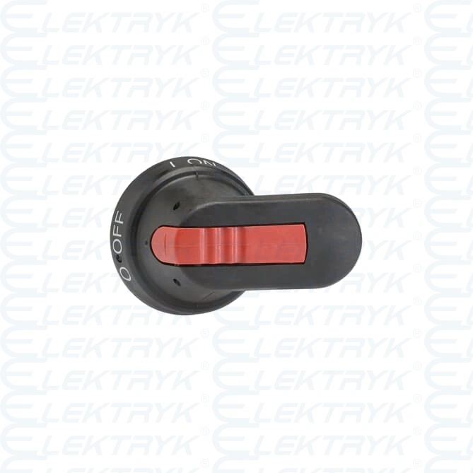 OHB65J6 Rączka czarna IP65, długość 65mm, na wałek 6mm