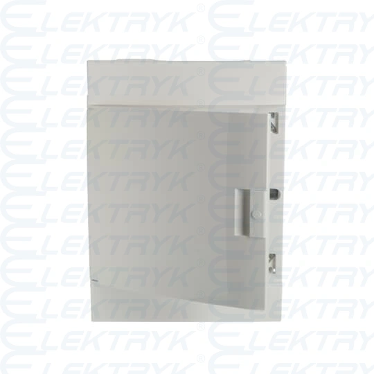 41A12X21 obudowa biała p/t, 24M, IP41, 63A, II klasa, 435x320x107mm (WxSxG) | szyny DIN | drzwi pełne | brak N+PE