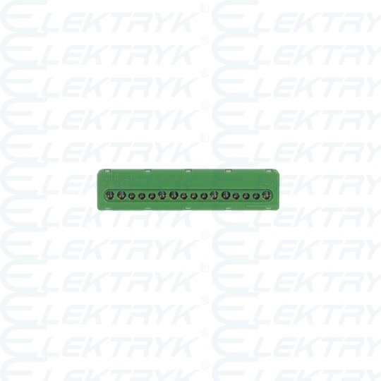 41Z64 listwa zaciskowa PE, 100A, 9x6mm² (śrubowe) + 7x16mm² (śrubowe)