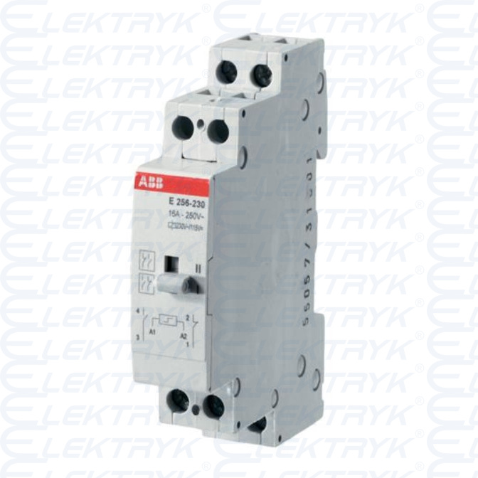 Przekaźnik bistabilny E256-230, 1NO/1NC 16A 230V AC, 115V DC