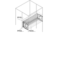 PFVS2062 Wygrodzenie szyn przednie; forma 2b-3b-4b; 200x600mm (WxS) (z profilami środkowymi)