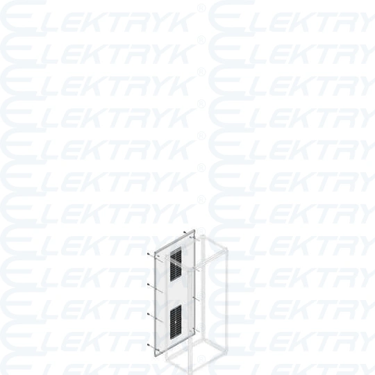 PPEA1840 Ściana tylna wentylowana IP30 1800x400mm (WxS)