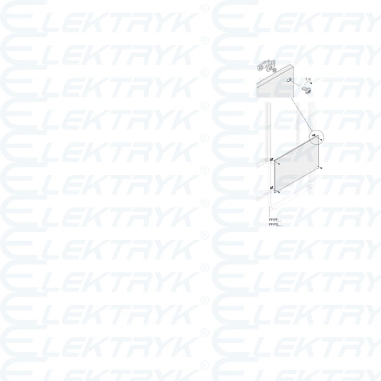 PPFB5060 Maskownica pełna płaska 50x600mm (WxS)