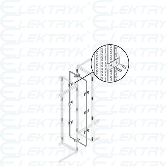 PSBS0065 Zestaw do łączenia szaf IP65 w szereg lub plecami