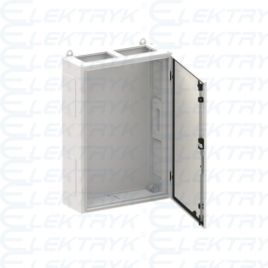 TG205S obudowa szara n/t, 120M, IP55, 850A, II klasa, 800x550x225mm (WxSxG) | pusta | drzwi pełne | brak N+PE