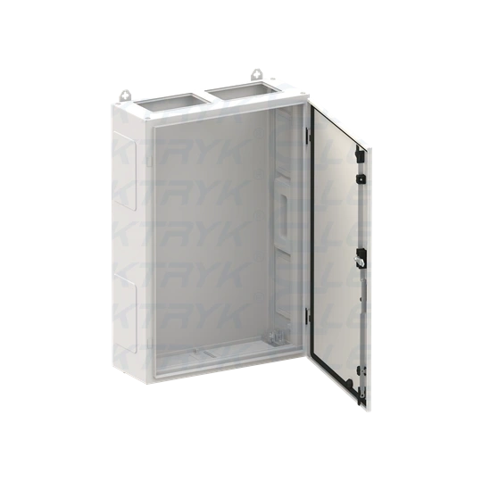 TG205S obudowa szara n/t, 120M, IP55, 850A, II klasa, 800x550x225mm (WxSxG) | pusta | drzwi pełne | brak N+PE