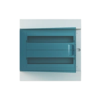 41A18X22A obudowa biała p/t, 36M, IP41, 125A, II klasa, 435x430x107mm (WxSxG) | szyny DIN | drzwi transparentne | N+PE śrubowe