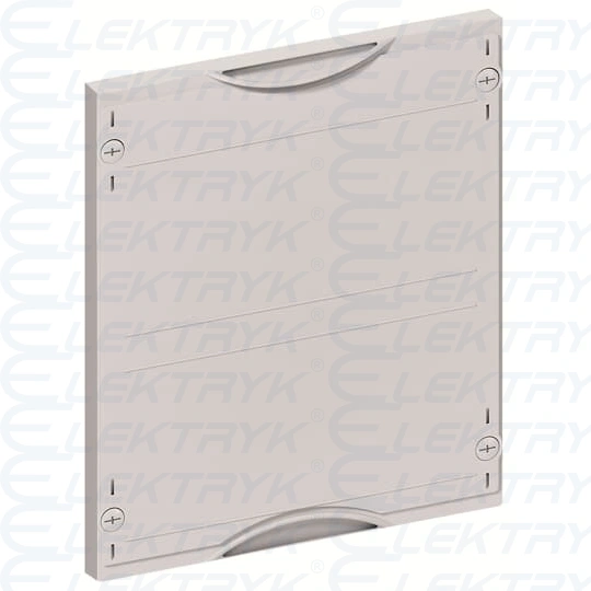 AG12 maskownica pełna, szara, do modułów CombiLine-N, 300x250mm (WxS)