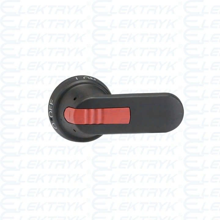 OHB95J12 Rączka czarna IP65, długość 95mm, na wałek 12mm