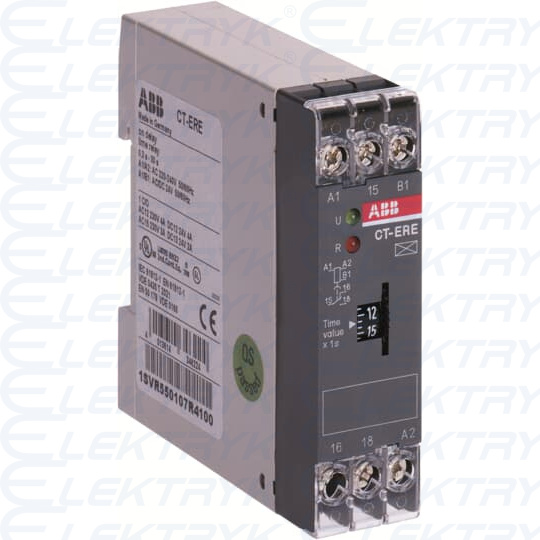 Przekaźnik czasowy CT-ERE 1c/o, 0,3-30s, 24VAC/DC 220-240VAC