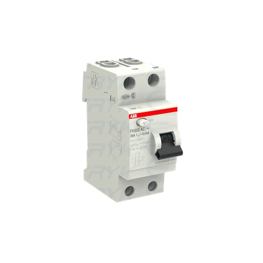 FH202 AC-25/0.03 wyłącznik różnicowo-prądowy | 2P | AC | 25A | 30mA | bezzwłoczny |