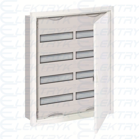 U42 obudowa biała p/t, 96M, IP31, 125A, II klasa, 684x560x120mm (WxSxG)