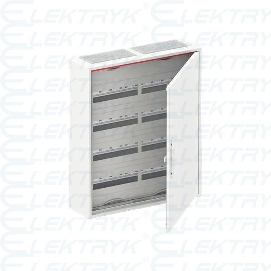 CA24V obudowa biała n/t, 96M, IP44, 125A, II klasa, 650x550x160mm (WxSxG) | szyny DIN | drzwi pełne | N+PE bezśrubowe