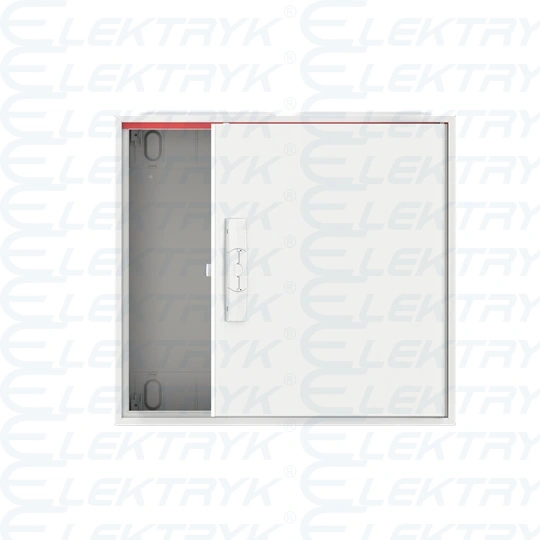 A23 obudowa biała n/t, 72M, IP44, 250A, II klasa, 500x550x215mm | pusta | drzwi pełne | brak N+PE