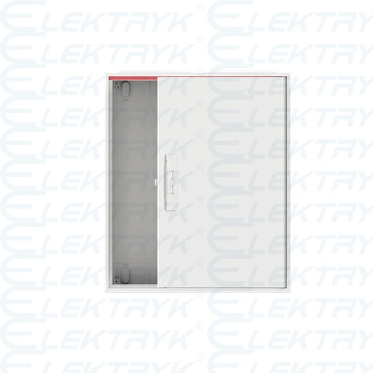 A24 obudowa biała n/t, 96M, IP44, 250A, II klasa, 650x550x215mm | pusta | drzwi pełne | brak N+PE