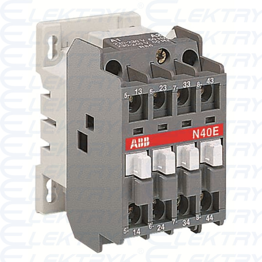 Przekaźnik stycznikowy N40E, 220-230V 50Hz / 230-240V 60Hz
