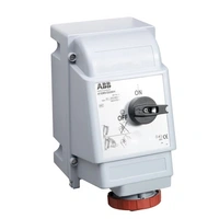 Gniazdko blokowane przełączane, pionowe, Heavy Duty, 7h, 32A, IP67, 3P+N+E 432MVS7WH