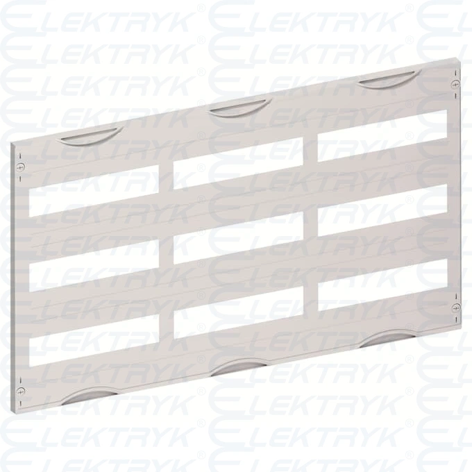 AS33 maskownica otworowana, szara, do modułów CombiLine-N, 450x750mm (WxS)