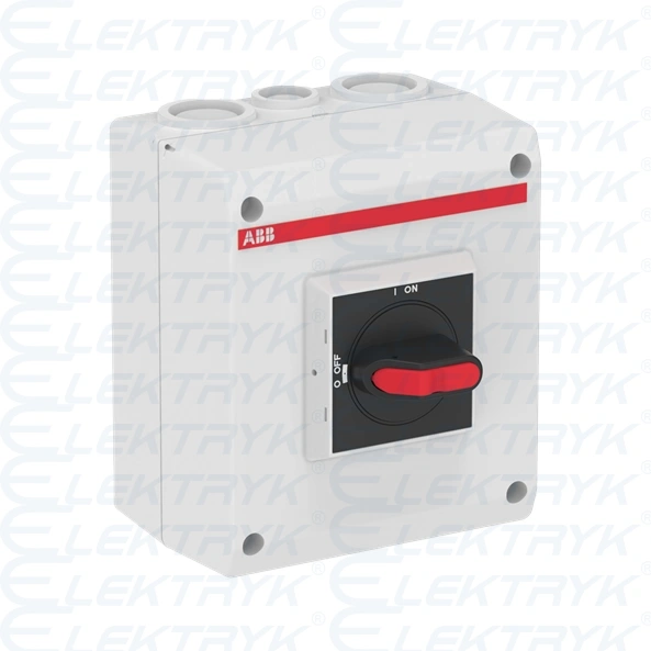 OTP32B3M Rozłącznik w obudowie, 3P 400V AC22 40A, obudowa IP65 plastikowa