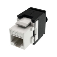 Gniazdo keystone UTP kat.6 RJ45 beznarzędziowe nieekranowne Q-LANTEC