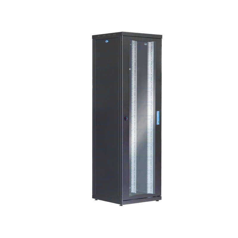 SS-42U-600-600-WA01-C Szafa WireArte 42U 19" 600x600, przód szklany