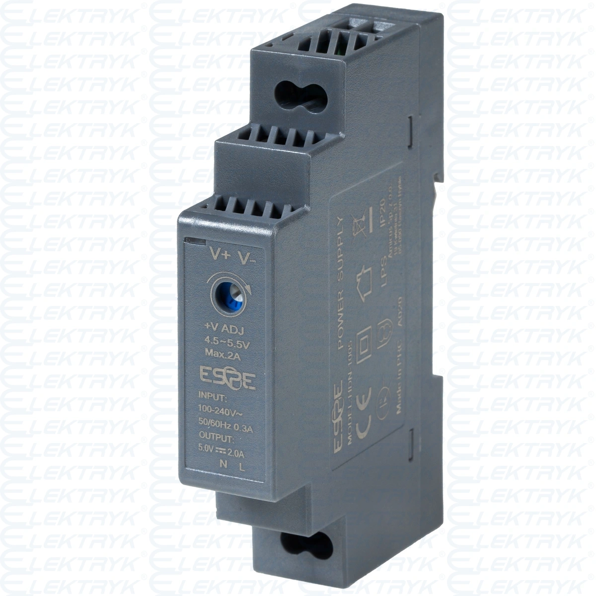 Zasilacz na szynę DIN 5V 2A 10W ESPE | HDN-1005