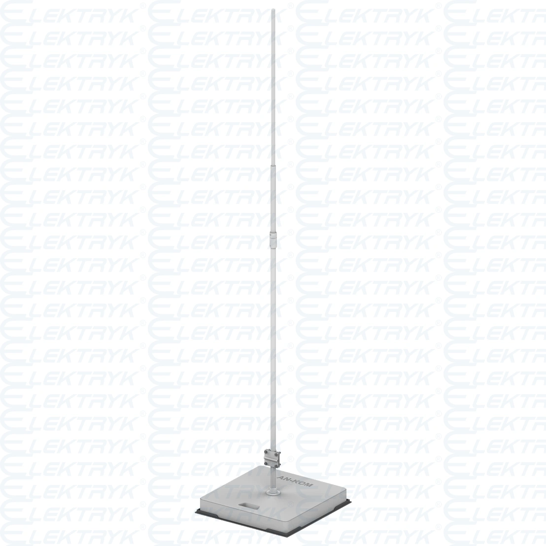 Maszt odgrom.pojed.H=2500mm,fi18/10 RP:I,II,III