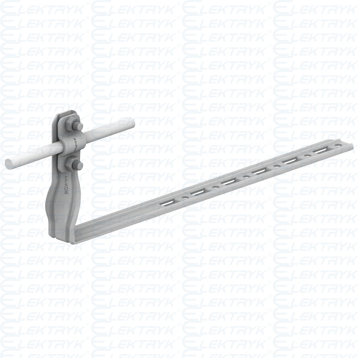 Uchwyt dach.regul.skr.Z-śruba L=42cm,H=9,6cm /OG/
