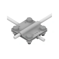 Złącze krzyżowe /duże/ B=40mm 2 płytki-4xM8 /OG/