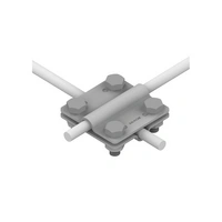Złącze krzyżowe /małe/ B=30mm 2 płytki 4xM8 /OG/