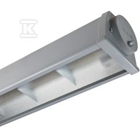 Beghelli A258ED ACCIAIO ED LED 52W + 2x58W 4000K IP66 – Oprawa Przemysłowa LED 6400lm, Hermetyczna