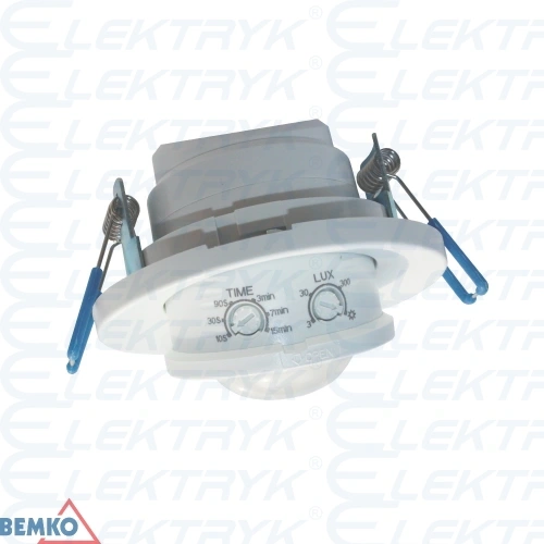 Czujnik ruchu 800W 360* biały P/T