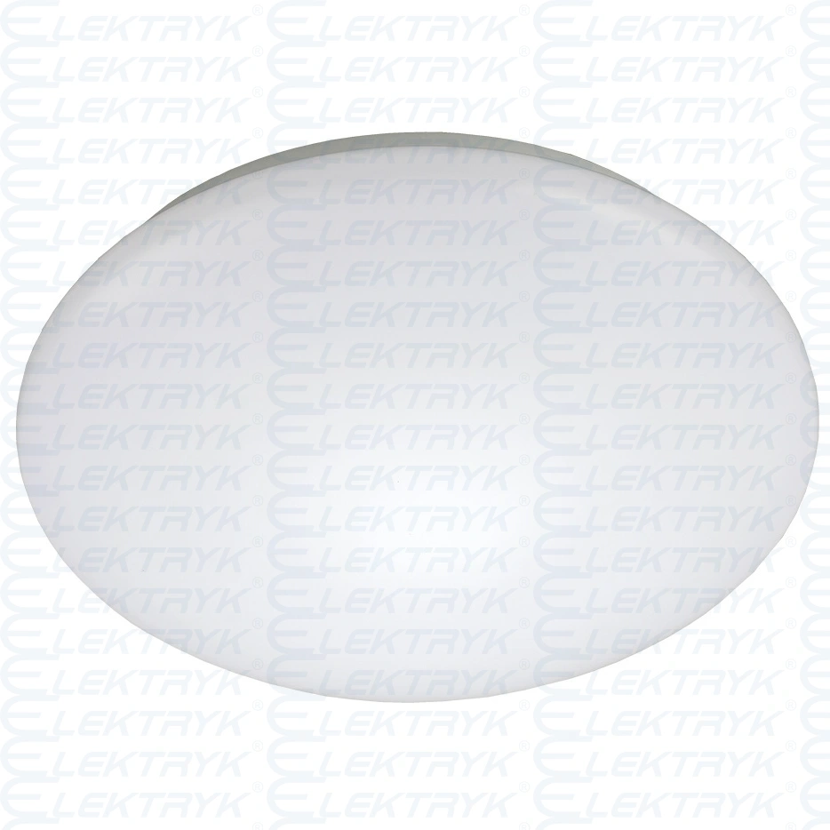 Plafoniera LED TOKAR, 12W, 230V, 4000K IP44 960lm, fi 26cm światło NATURALNE