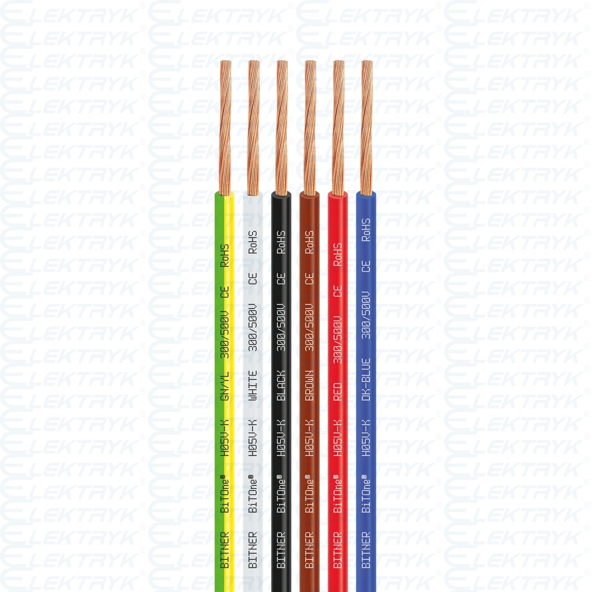 BiTOne H05V-K 1x0,5 2 DK-BLUE (lgy 1x0,5 granatowy) przewód
