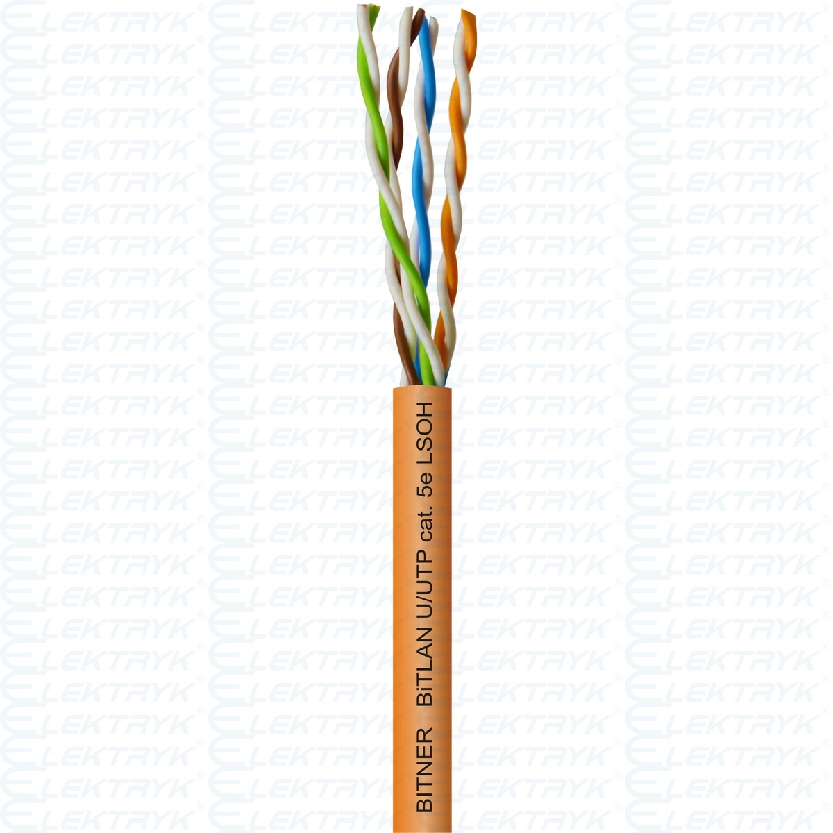 BiTLAN U/UTP 4x2x24 AWG (0,5) cat.5e 200MHz LSOH przewód