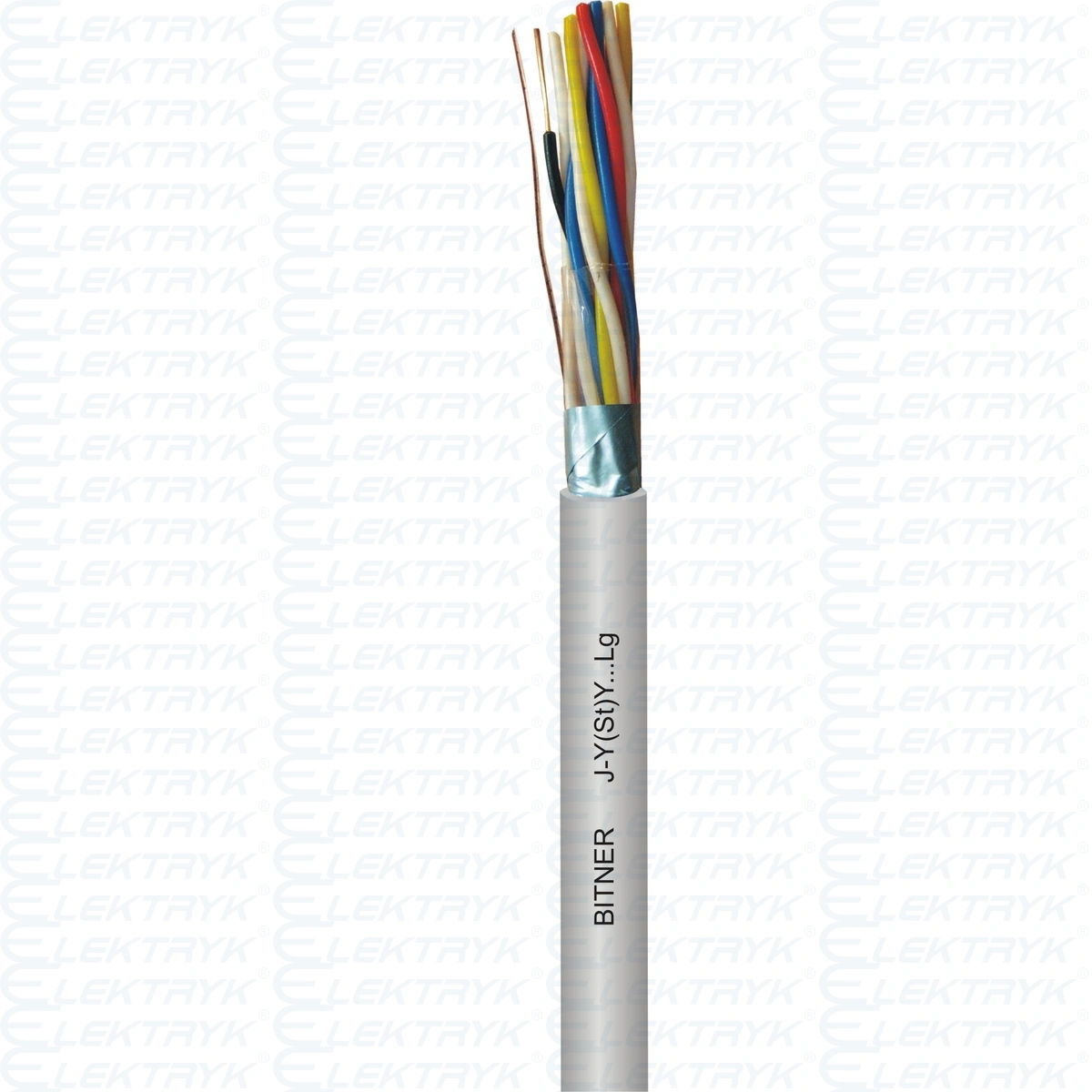 2X2X0,8 Telekomunikacyjny kabel instalacyjny szary J-YSTY LG