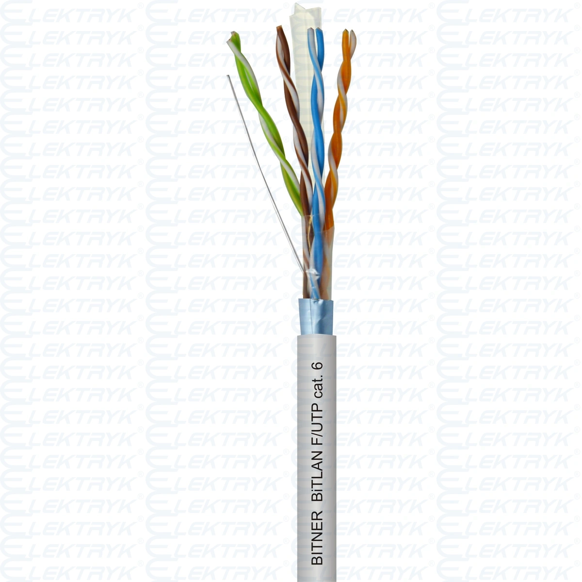 BITLAN F/UTP 4X2X23 AWG (0,54) cat 6 350 MHz przewód