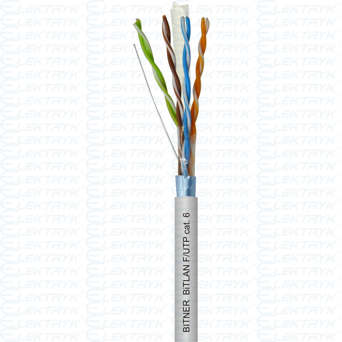 BITLAN F/UTP 4X2X23 AWG (0,54) cat 6 350 MHz przewód